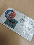 Enveloppe premier jour Paris Rome jumelage philatélie cachet 1961 FDC