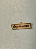Vintage pin's rectangulaire Chafer logo ancien collection (ref 10)