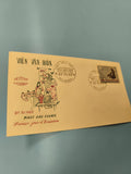 Ancienne enveloppe FDC Vietnam 1967 Institut Culturel premier jour timbre Saigon