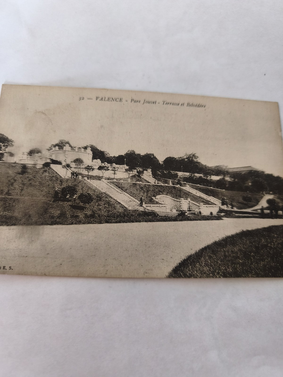 Carte postale ancienne vintage Valence France rétro collection philatélie déco