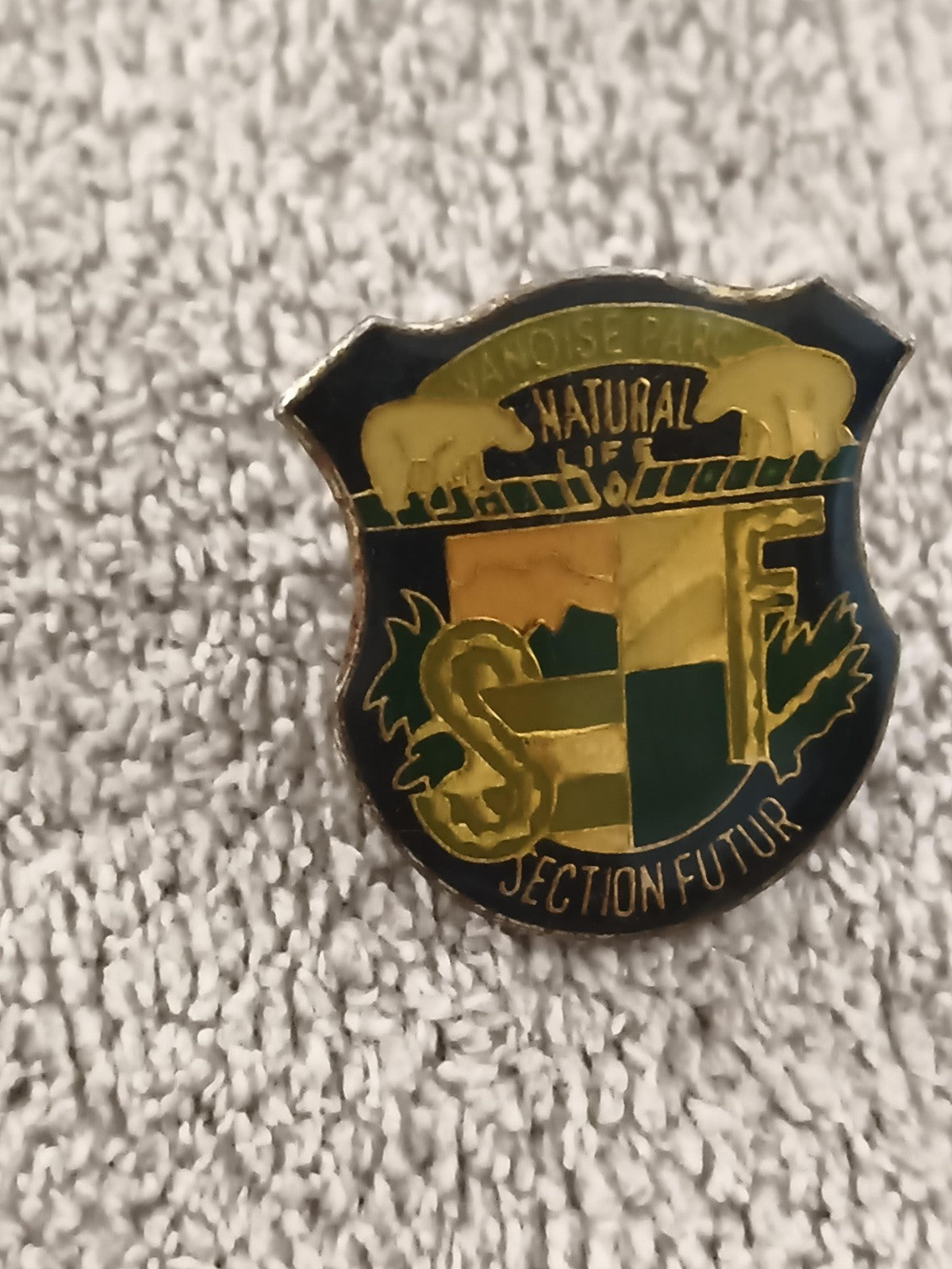 Pin's émaillé Vanoise Park Natural Life SF Section Futur vintage badge