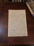 Lettre manuscrite octobre 1939 Guerre 39-45 émouvante ancienne document