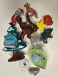 Lot de figurines Playmobil en vrac avec accessoires divers, jouets enfants occas