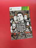 Notice originale seule pour jeu Xbox 360 Sleeping Dogs compatible console Micros