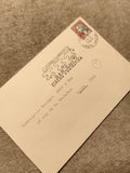 Lettre Festival Annecy 1963 Cinéma Animation timbre oblitéré Haute-Savoie philat