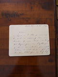 Carte manuscrite ancienne 1899 Barbentane écriture cursive vintage