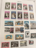 Timbres Jordanie lot oblitérés thématiques religieux faune architecture