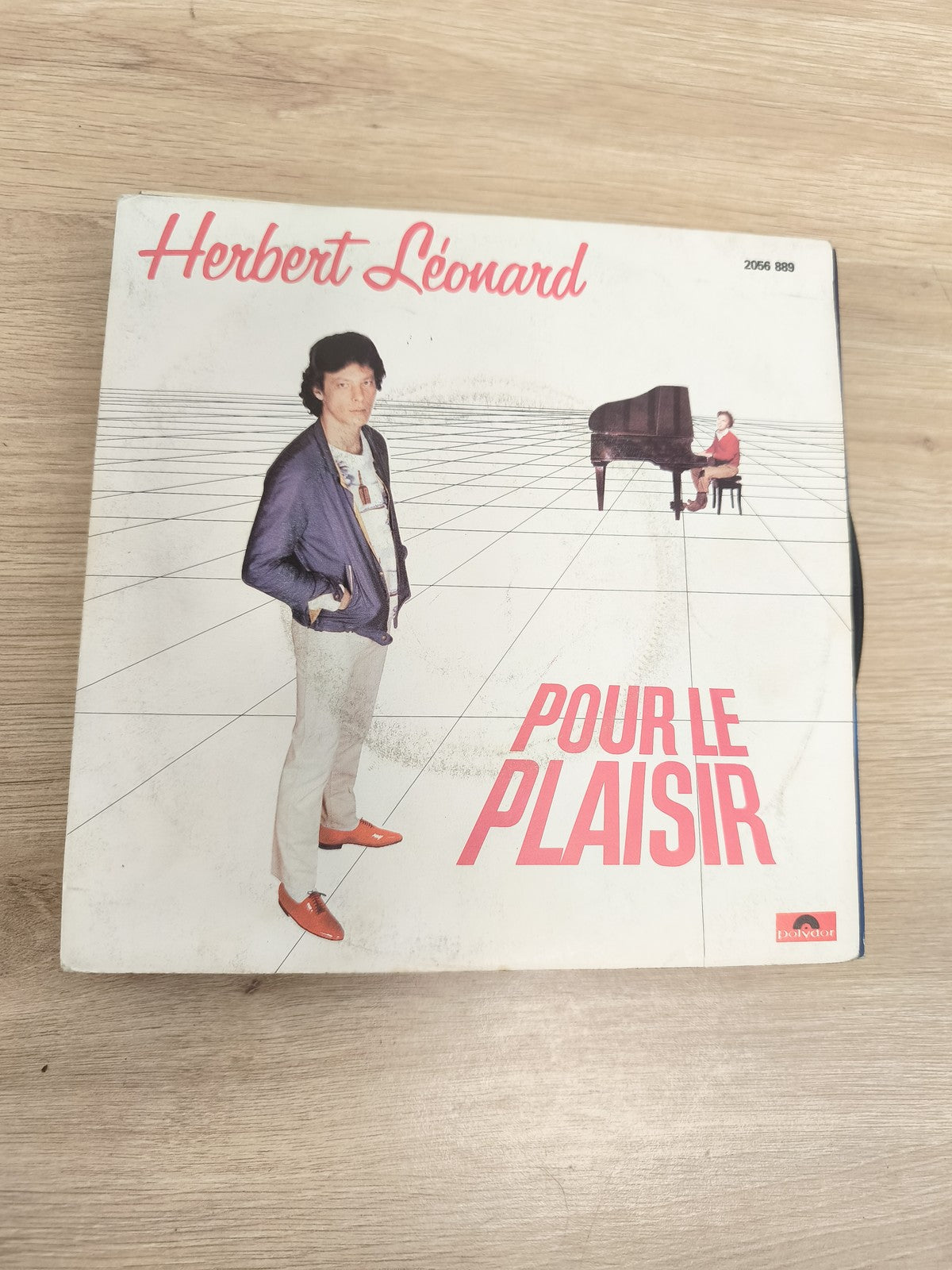 Vinyle 45 tours Herbert Léonard ? Pour le plaisir, pochette illustrée, Polydor