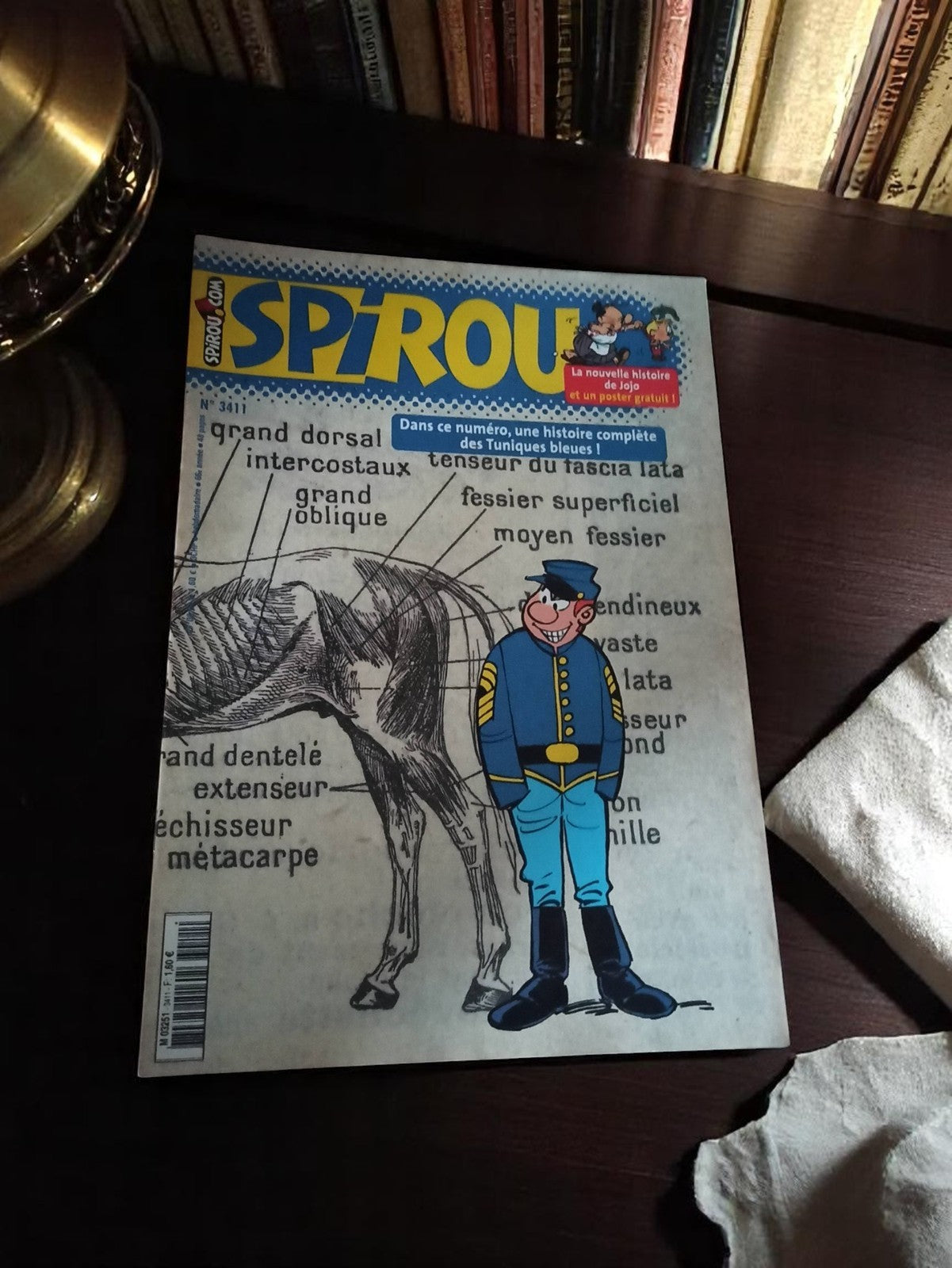 Magazine Spirou ancien n°3411 années 60 Tuniques Bleues Jojo vintage BD