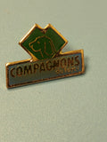 Pin's vintage Compagnons du Chien émaillé, collection animalier, badge ancien