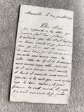 Lettre manuscrite ancienne 1915 Marseille WW1 première guerre mondiale papier