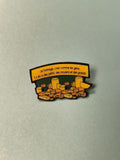 Vintage pin's fromage humour, collection publicitaire, motif fromages, rétro