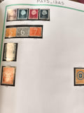 Timbres poste Pays-Bas Nederland lot couleurs variées philatélie oblitérés