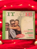 CD Italie San Remo ? Mélodies italiennes, pochette verte, titres populaires