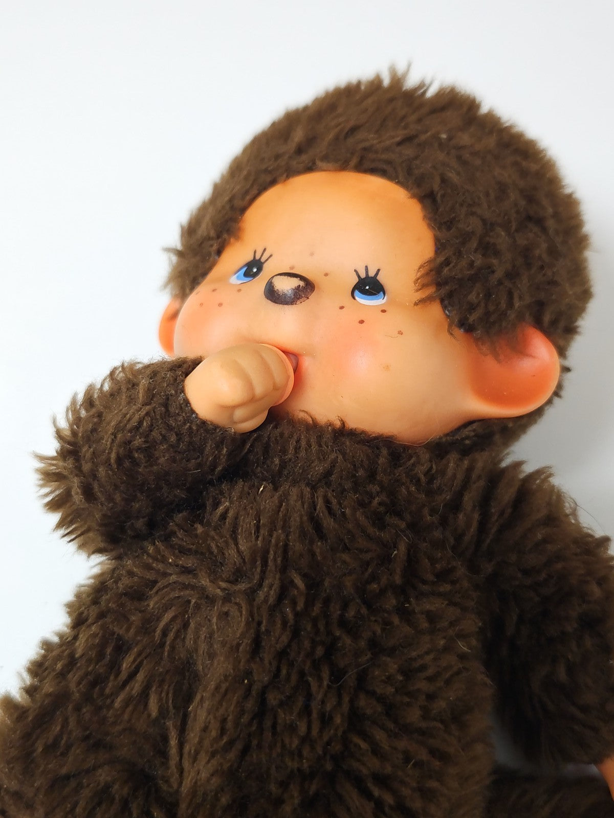 Vintage poupée Kiki Monchhichi Ajena Sekiguchi ancien années 70 collection rétro