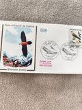 Enveloppe premier jour Gypaète barbu 1984 CEF Les Rapaces Flore Faune France