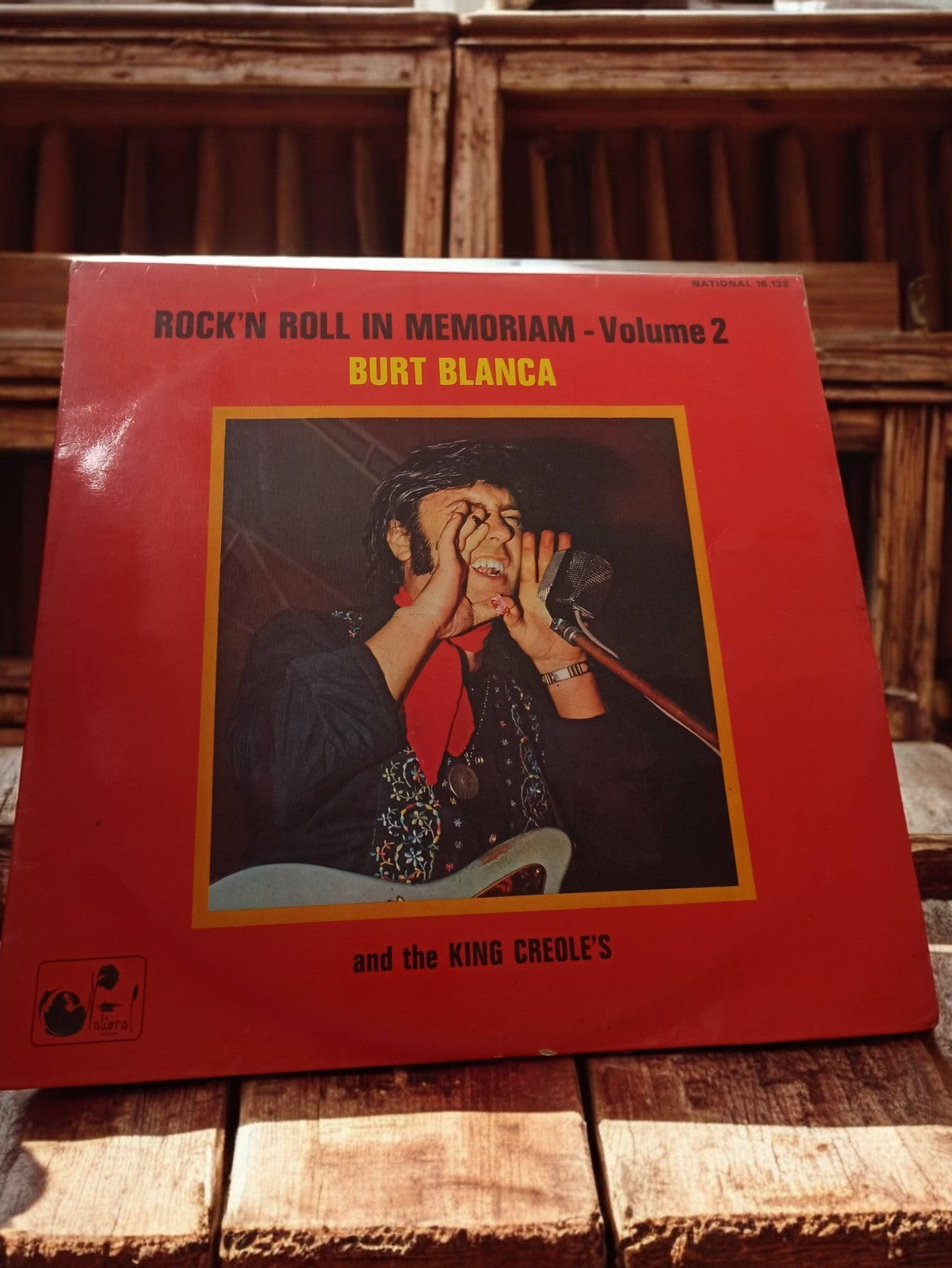 Vinyle 33 tours Burt Blanca Rock'n Roll Volume 2 vintage rétro ancien LP