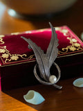 Broche Vintage en Argent Massif - Bijou Ancien Rétro