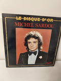 Vinyle 33T ancien Michel Sardou, disque rétro collection, musique française vint