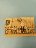 Carte postale ancienne CPA régiment militaire, soldats français, timbre Perpigna