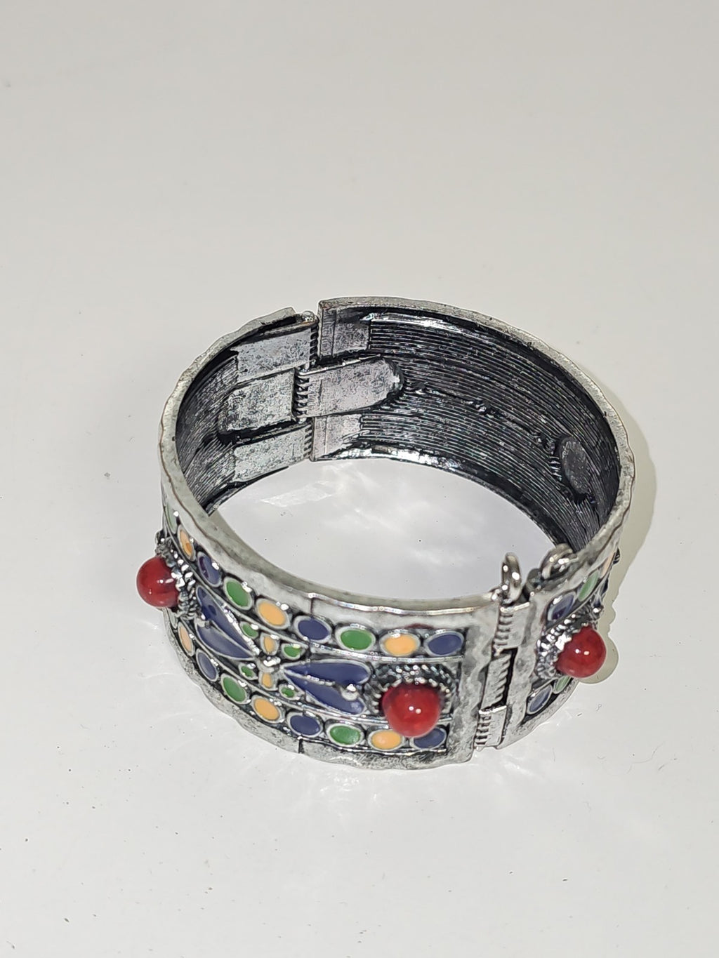 Bracelet ancien rétro ethnique berbère, bijou fantaisie vintage, style tradition
