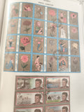 Timbres Sharjah Poste Aérienne thématique fleurs et Kennedy