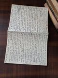 Lettre manuscrite 1939-1945 correspondance guerre écriture bleue papier ancien