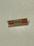 Vintage pin's TACOTAC rectangulaire jeu de loterie ancien collection (Ref 6)