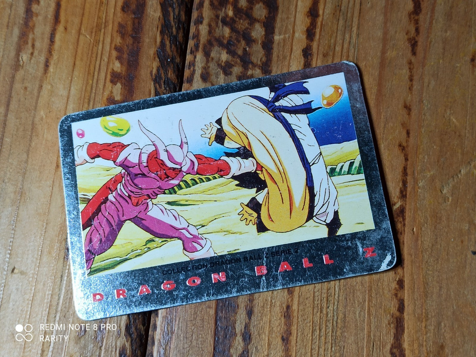 Lot 10 cartes Dragon Ball Z vintage série 1, collection ancienne, état usé