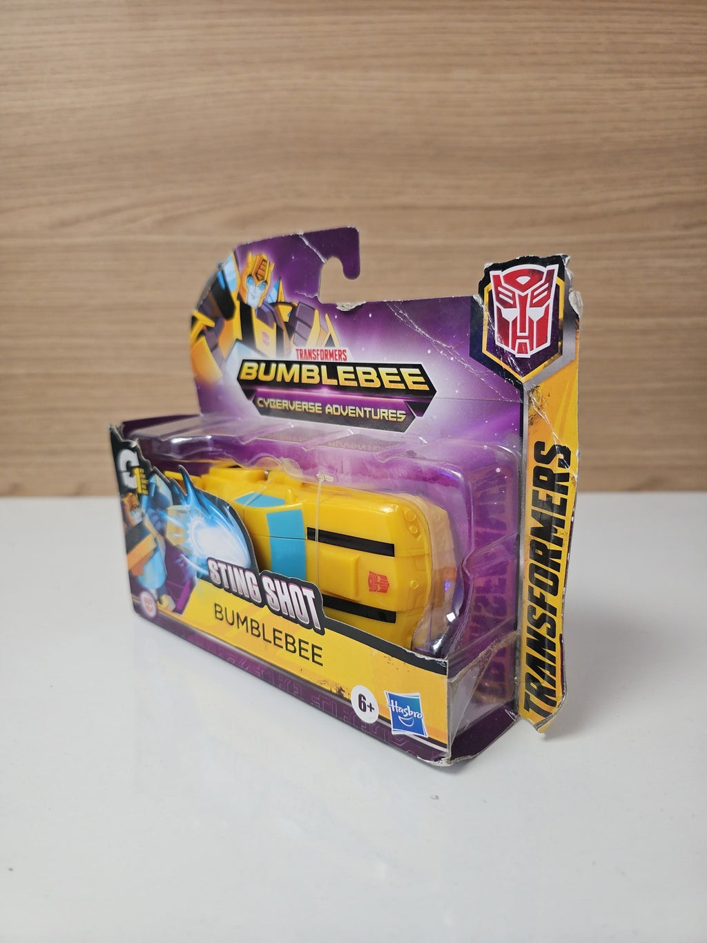Transformers Cyberverse Adventures Sting Shot Bumblebee figurine Hasbro d'occasi