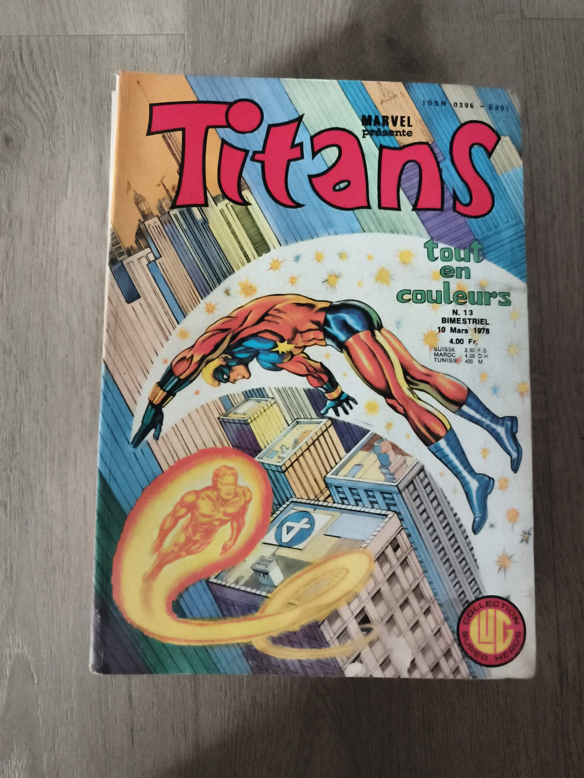 Comic Titans n°13 Marvel LUG ancien 1978 tout en couleurs vintage super-héros
