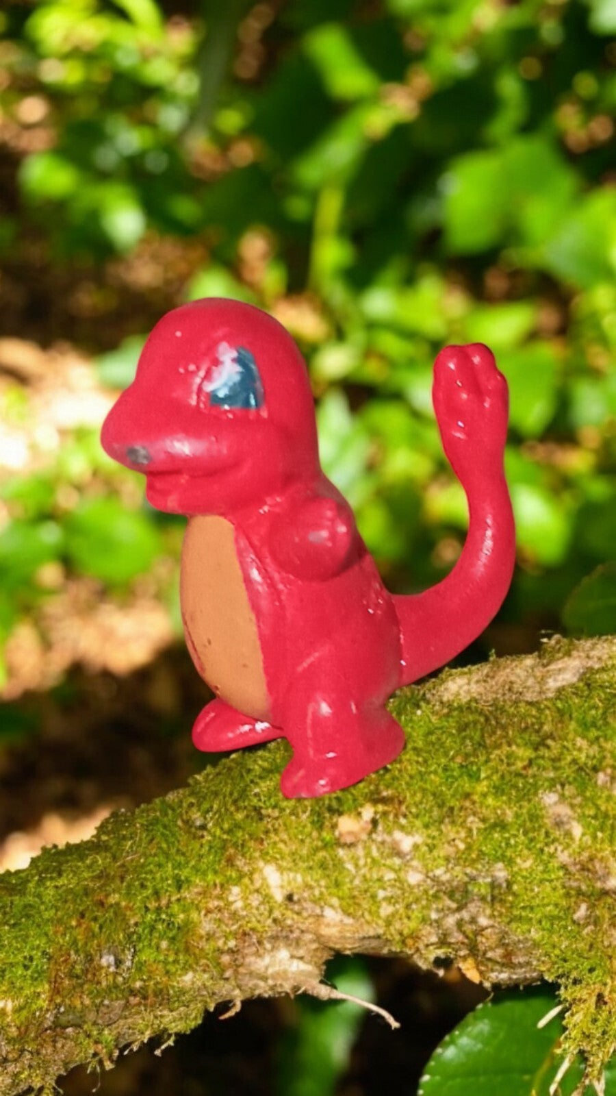 Figurine Salamèche Pokémon PVC 2005-2006 rouge vintage jouet R/LW