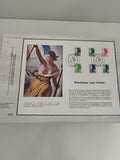 Feuillet philatélique CEF République Liberté Marianne Gandon timbres France