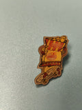 Pin's vintage publicitaire Sibell chips skate, collection rétro (Ref 16)