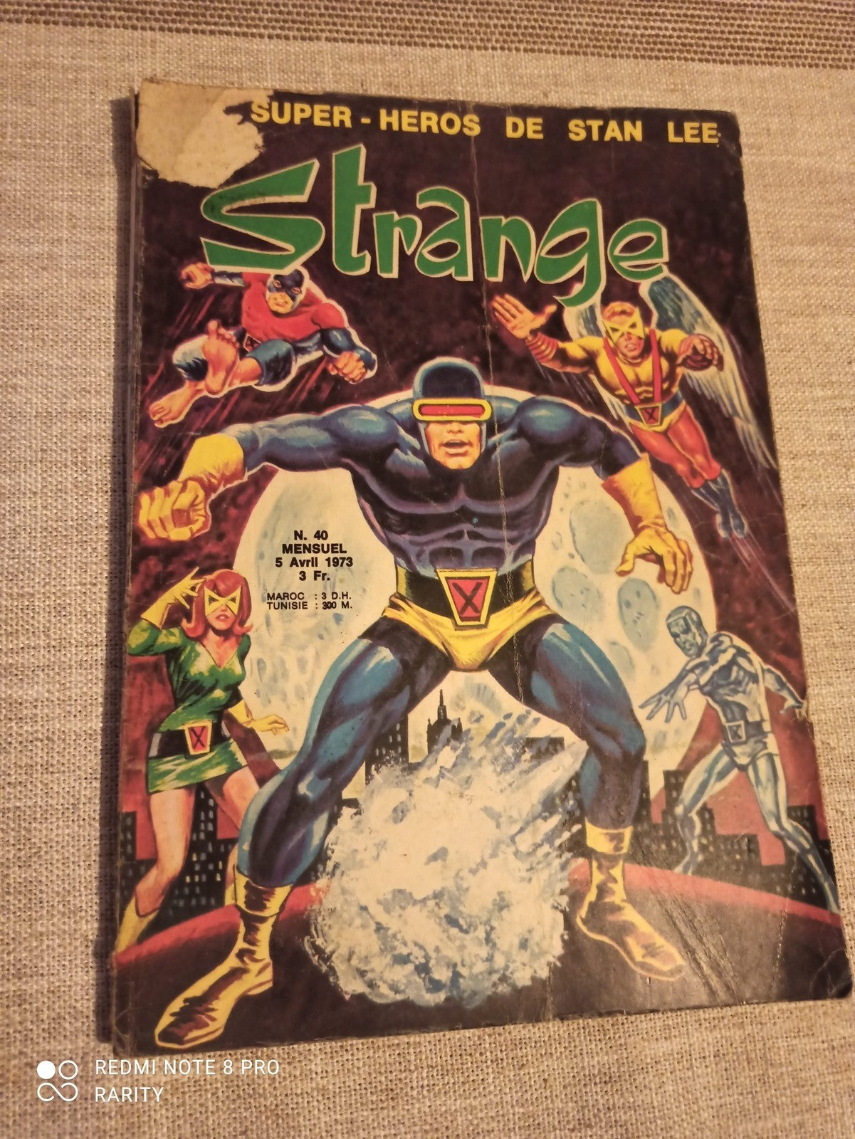 Comics Strange n°40 1973 Marvel X-Men vintage - Super-héros Stan Lee rare