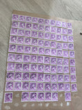 Gros lot timbres anciens Marianne violet oblitérés ? planche philatélie collecti