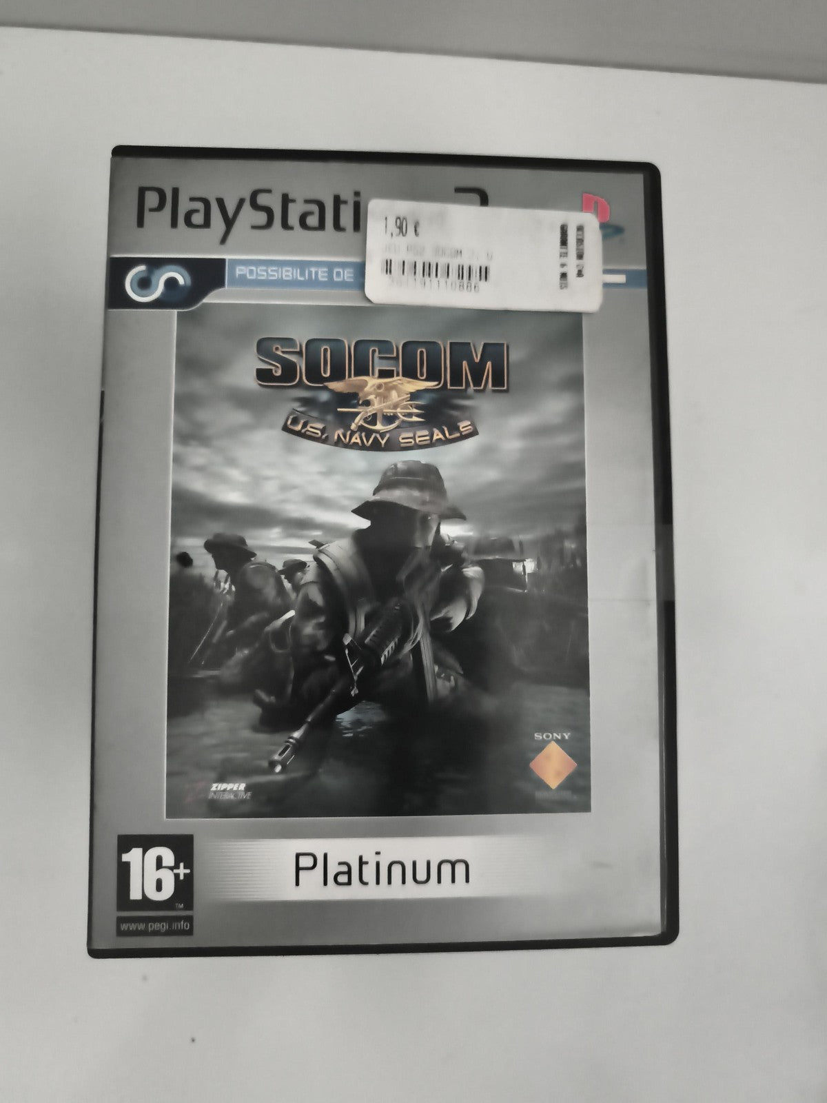Jeu PS2 SOCOM U.S. Navy SEALs Platinum PlayStation sans notice