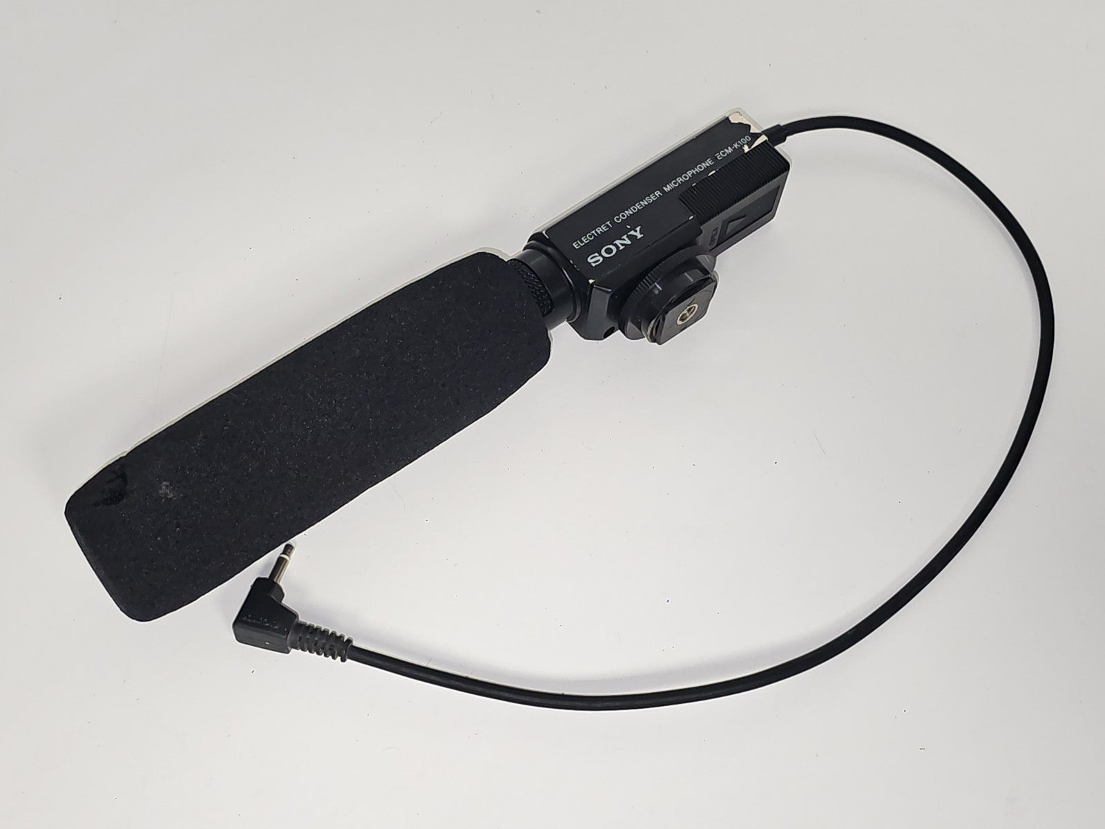 Microphone vintage Sony ECM-K100 électret condensateur ancien rare collection