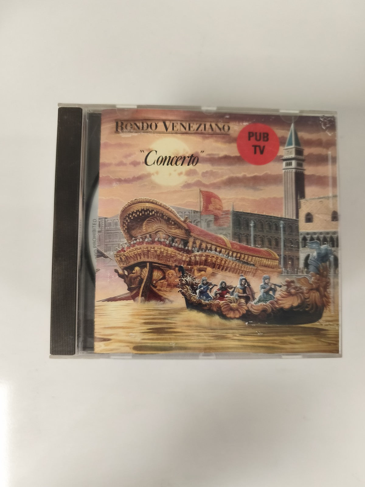 CD Rondo Veneziano Concerto ? Musique instrumentale, pochette Venise, Pub TV