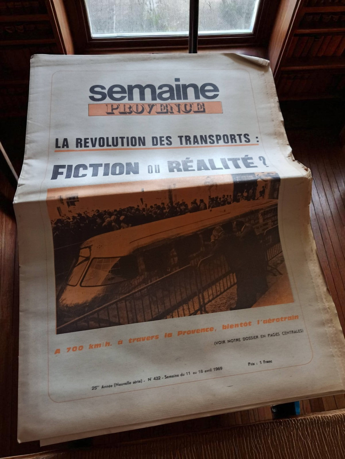 Ancien magazine Semaine Provence 1969 vintage rétro transports collection