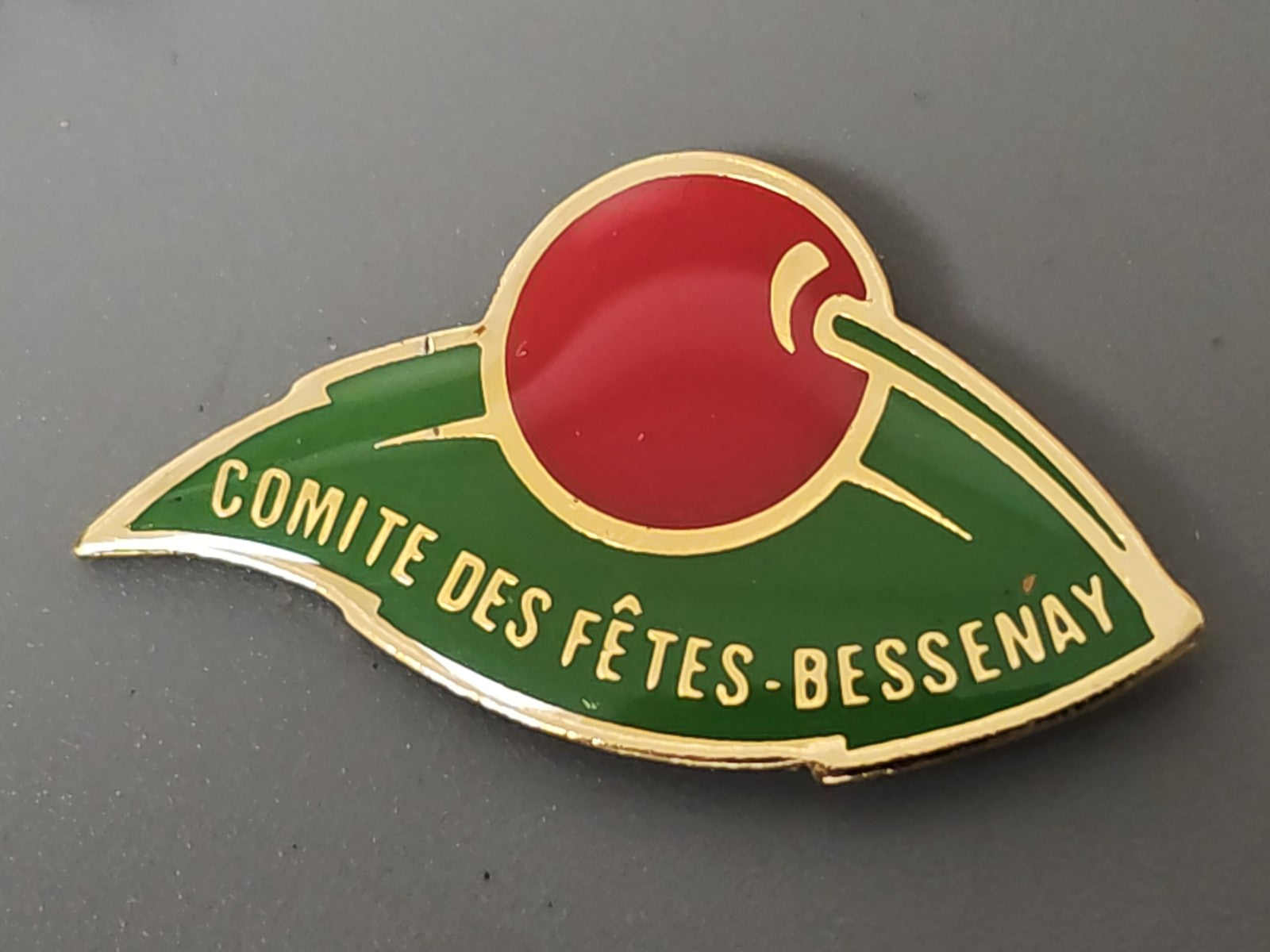 Pin's vintage ancien Comité des fêtes Bessenay badge rétro collection France