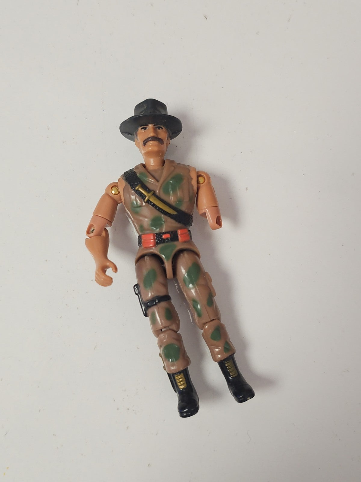 Vintage figurine Lanard 1986 The Corps ancien GI Joe rétro collection rare