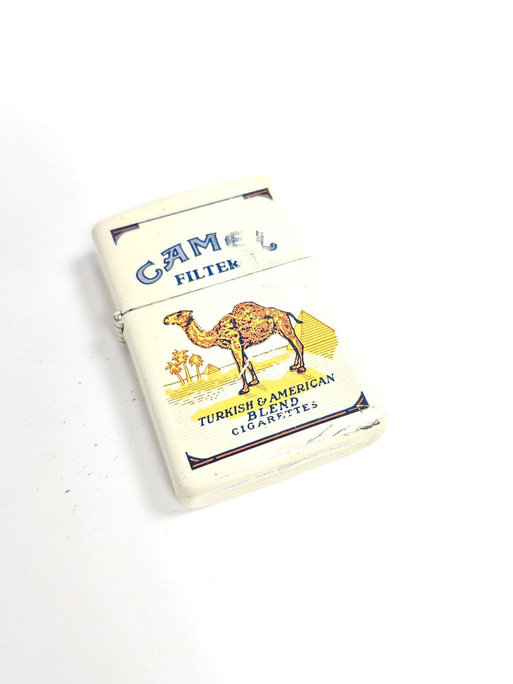 Briquet essence publicitaire INTERPUR Camel, marque Camel, briquet à essence usa