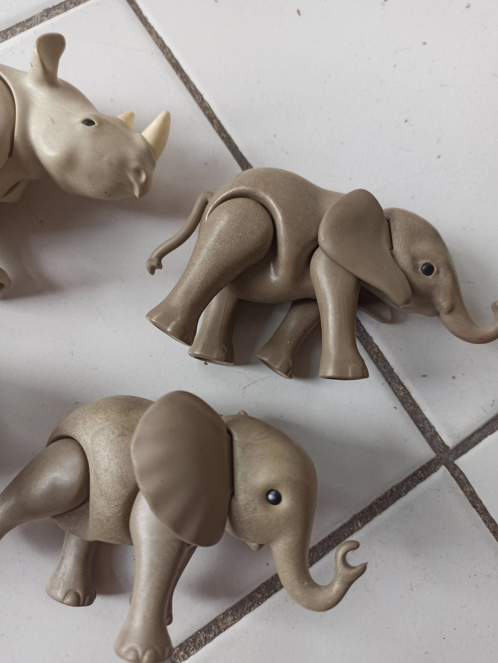 Playmobil lot animaux savane éléphants rhinocéros figurines safari enfant jeu