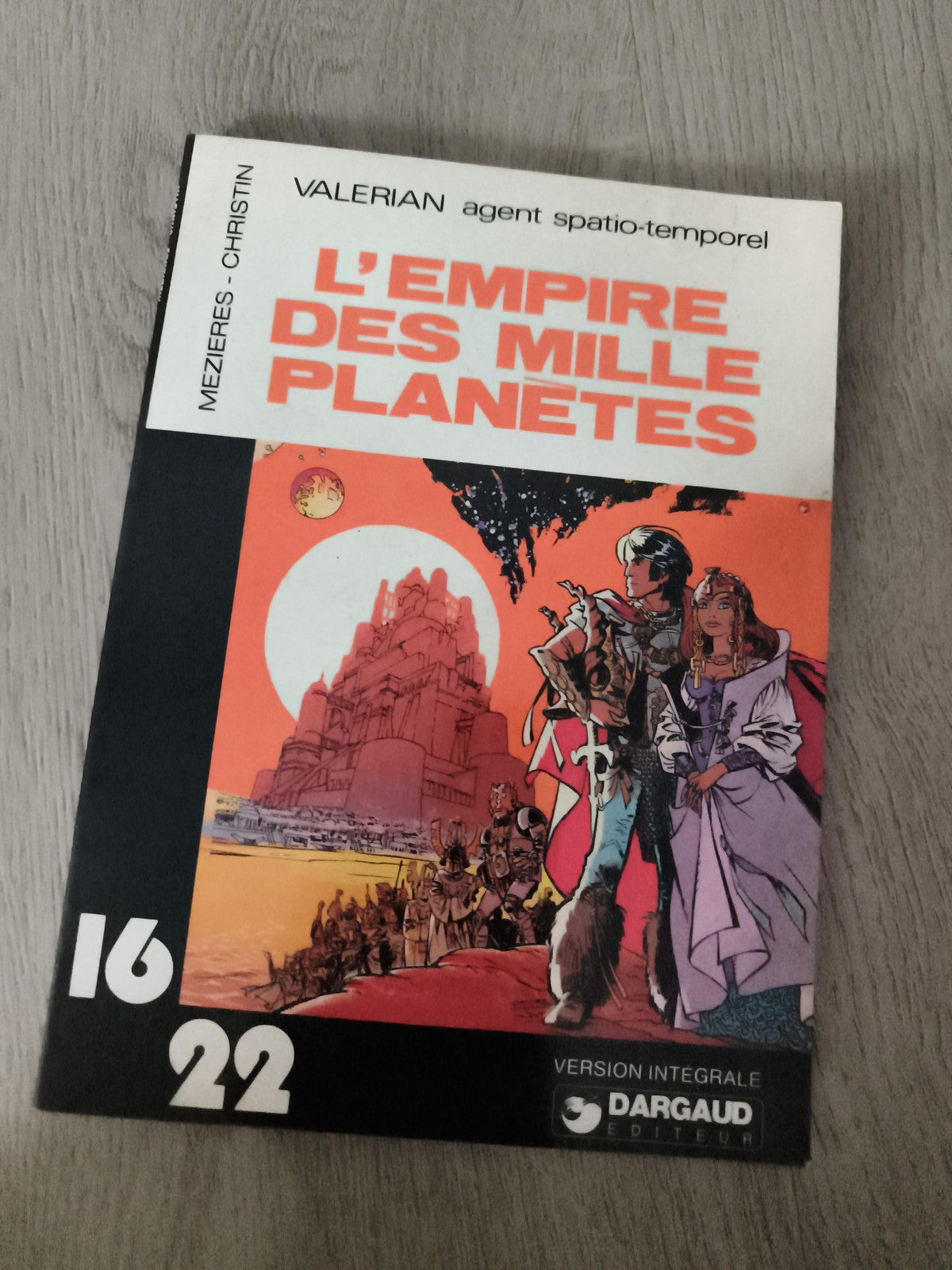 Bande dessinée Valérian L’Empire des mille planètes Dargaud ancien comic 16 22