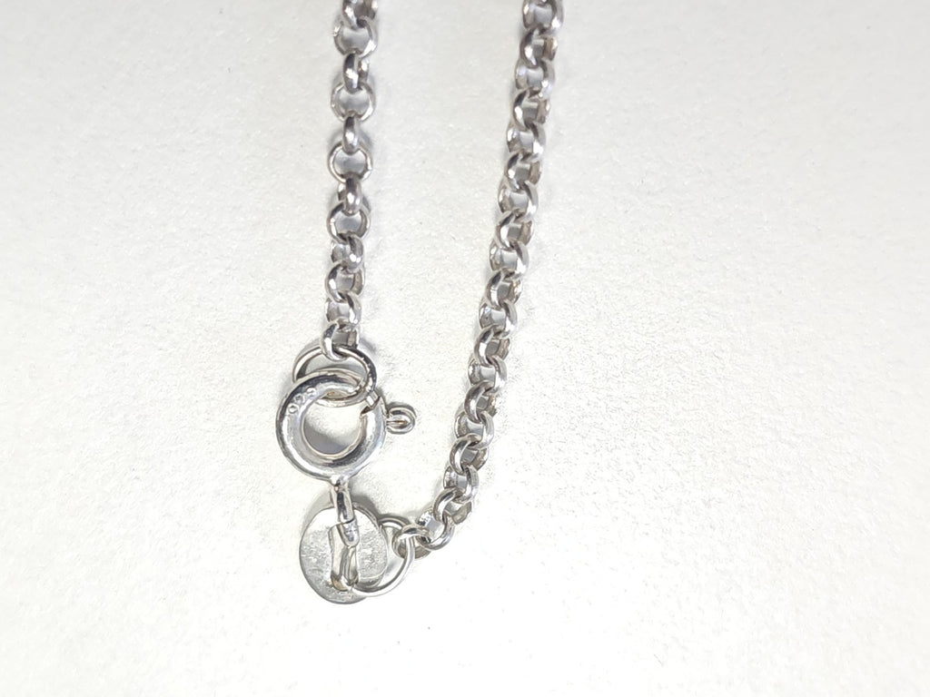 Collier ancien en argent massif 5,7g vintage pour collection bijoux rétro