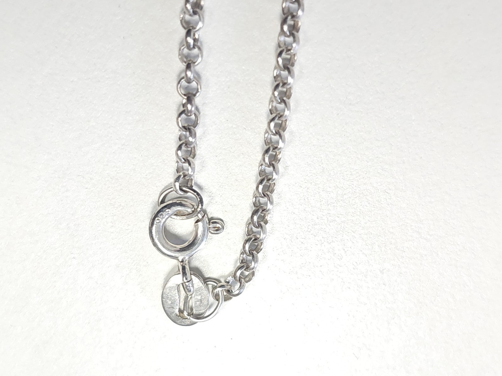 Collier ancien en argent massif 5,7g vintage pour collection bijoux rétro