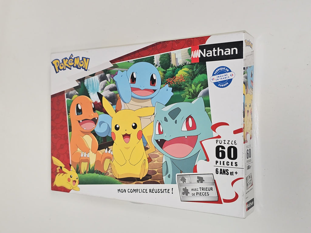 Puzzle Nathan 60 pièces Pokémon enfants ? Jeu éducatif Pokémons au parc