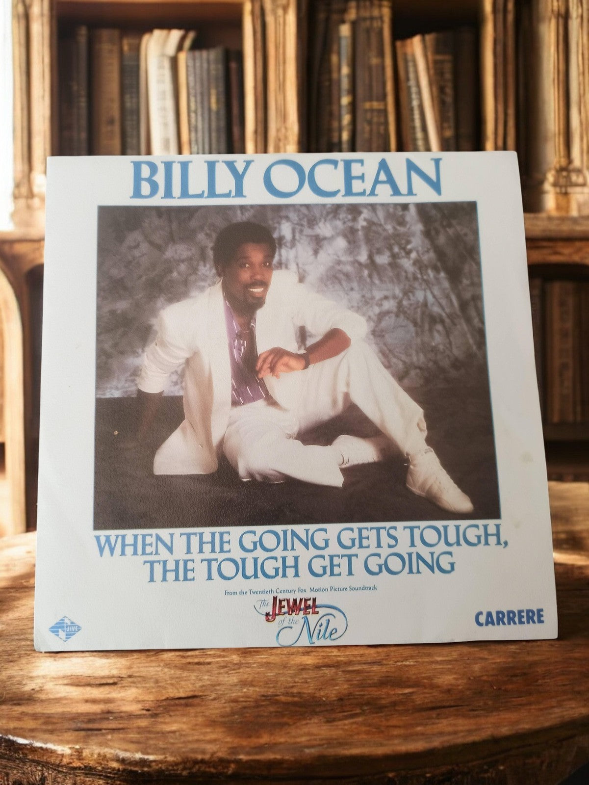 Vinyle 45 tours Billy Ocean Carrere ancien rétro ?When The Going Gets Tough?