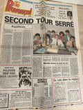 Ancien journal Le Provençal Marseille politique sport Roland-Garros vintage anné